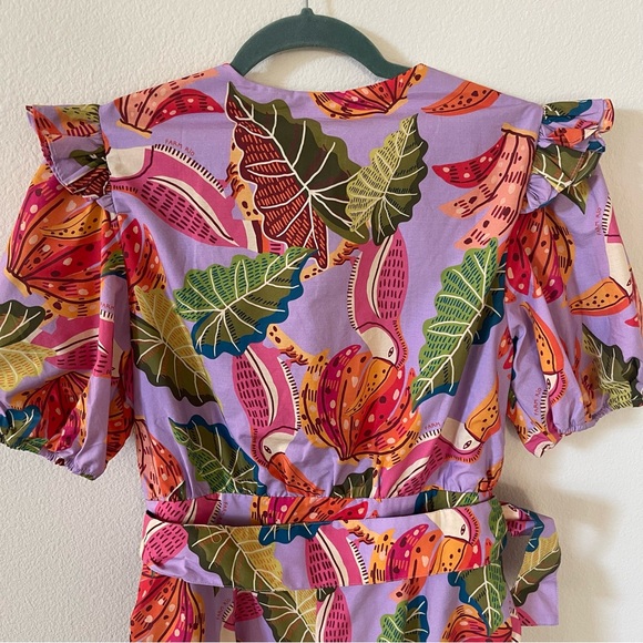 NWT FARM Rio Belted Romper Size M - Picture 13 of 17